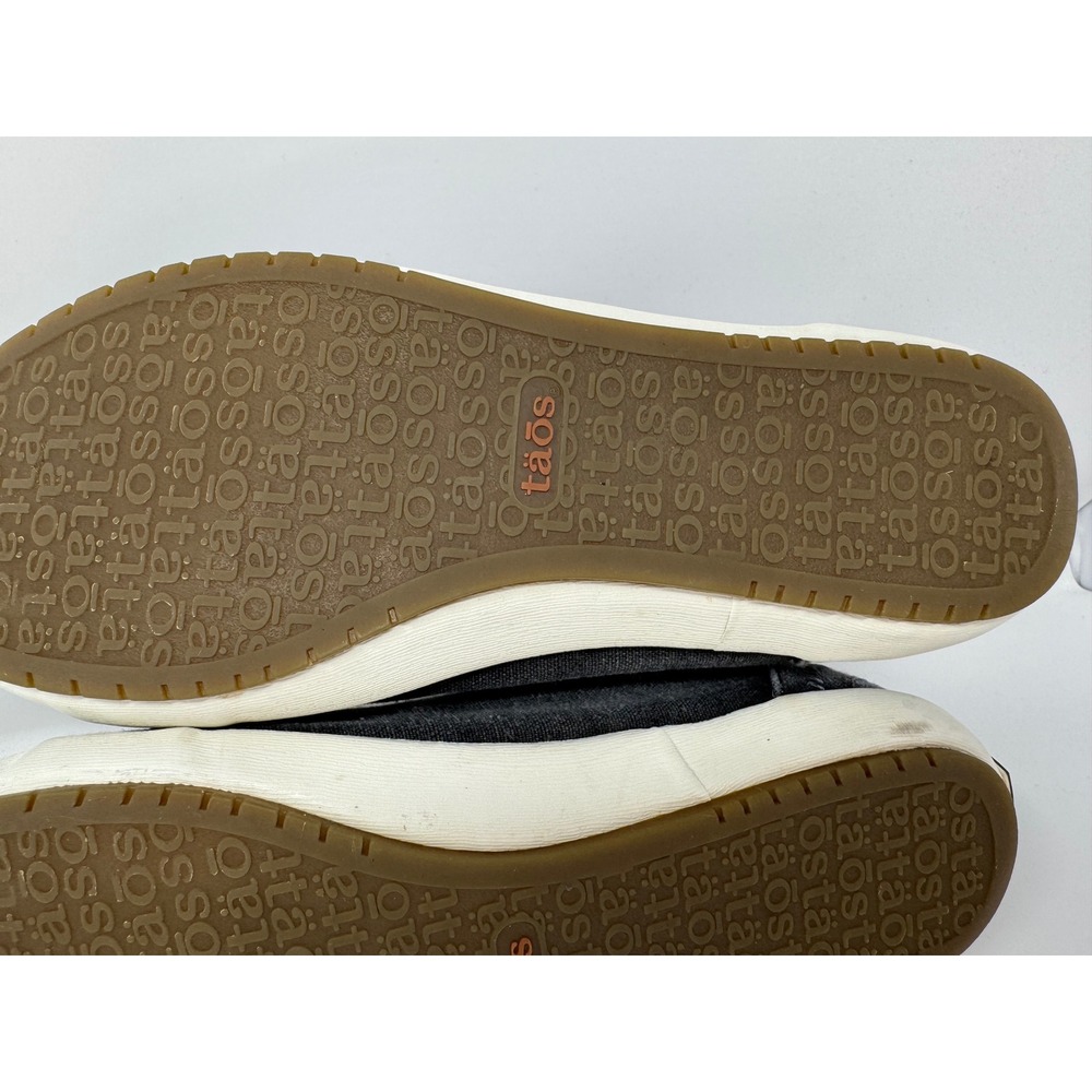 Taos Star Charcoal Gray Washed Canvas Low Top Sneakers Womens 6.5 STA-12844 - Picture 7 of 10